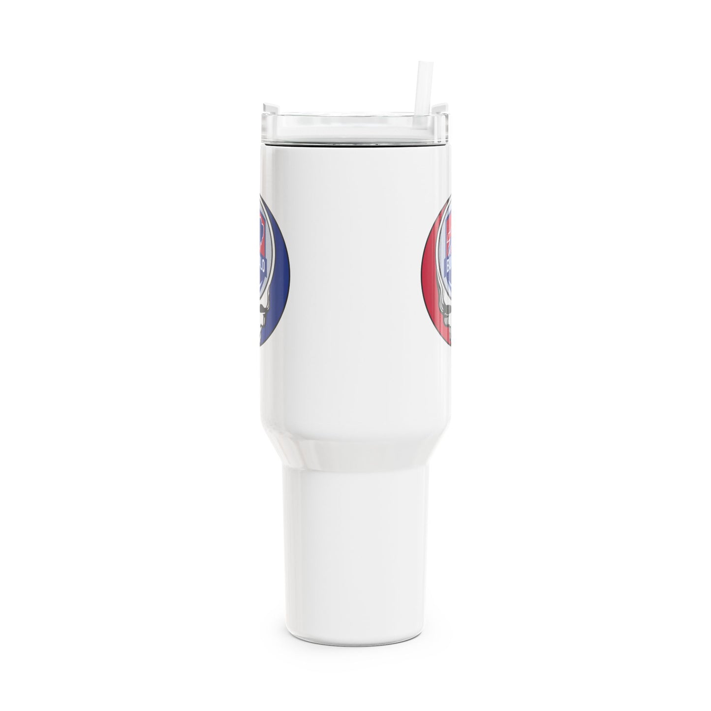 Buffalo Football Stealie "Fat Man" Tumbler,  Double Insulated 40oz Travel Mug - NFL