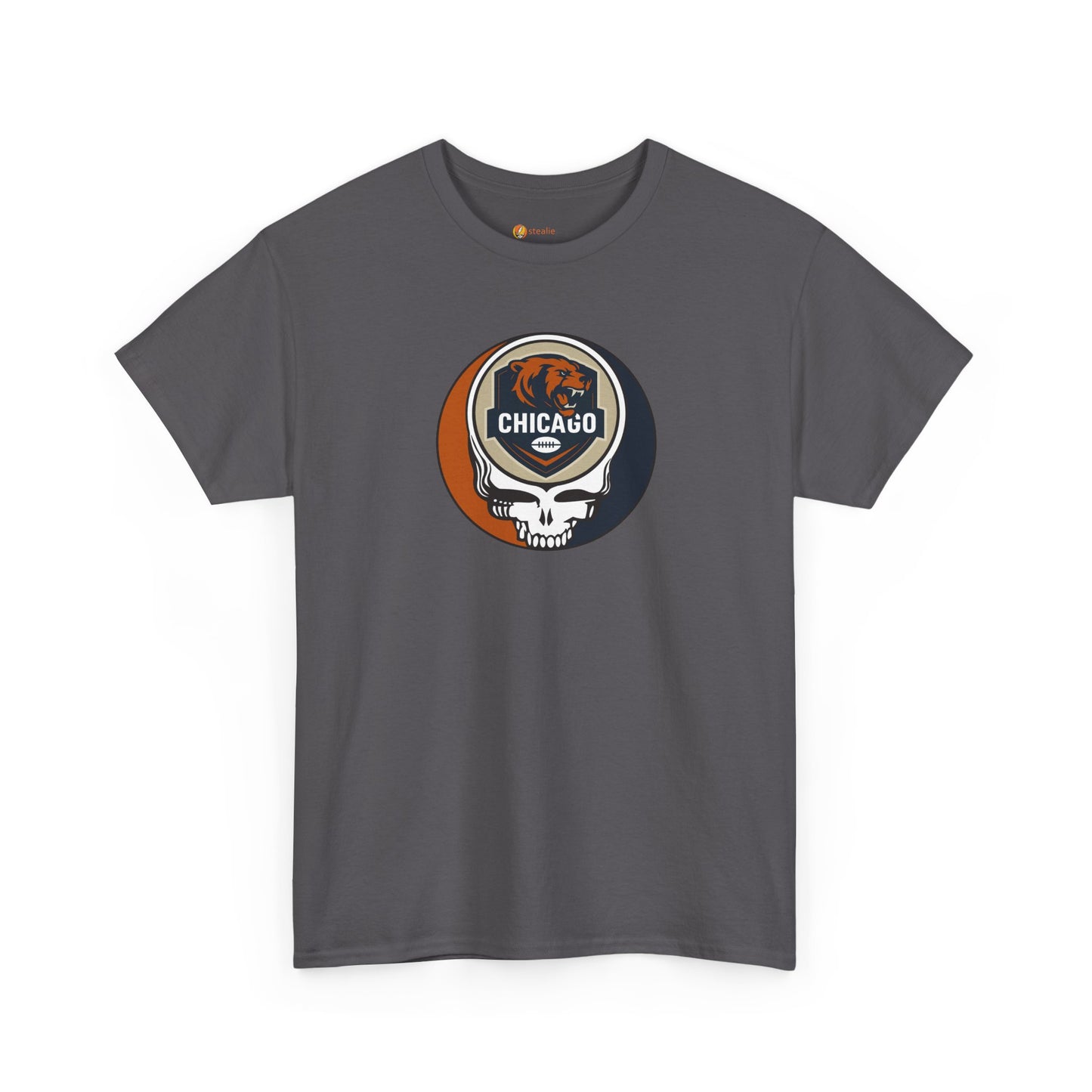 Chicago Football Stealie Grateful Dead Steal Your Face T-Shirt - NFL