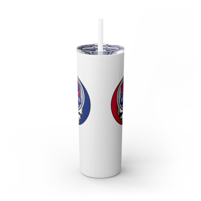 Buffalo Football Skinny Tumbler with Straw, 20oz - NFL