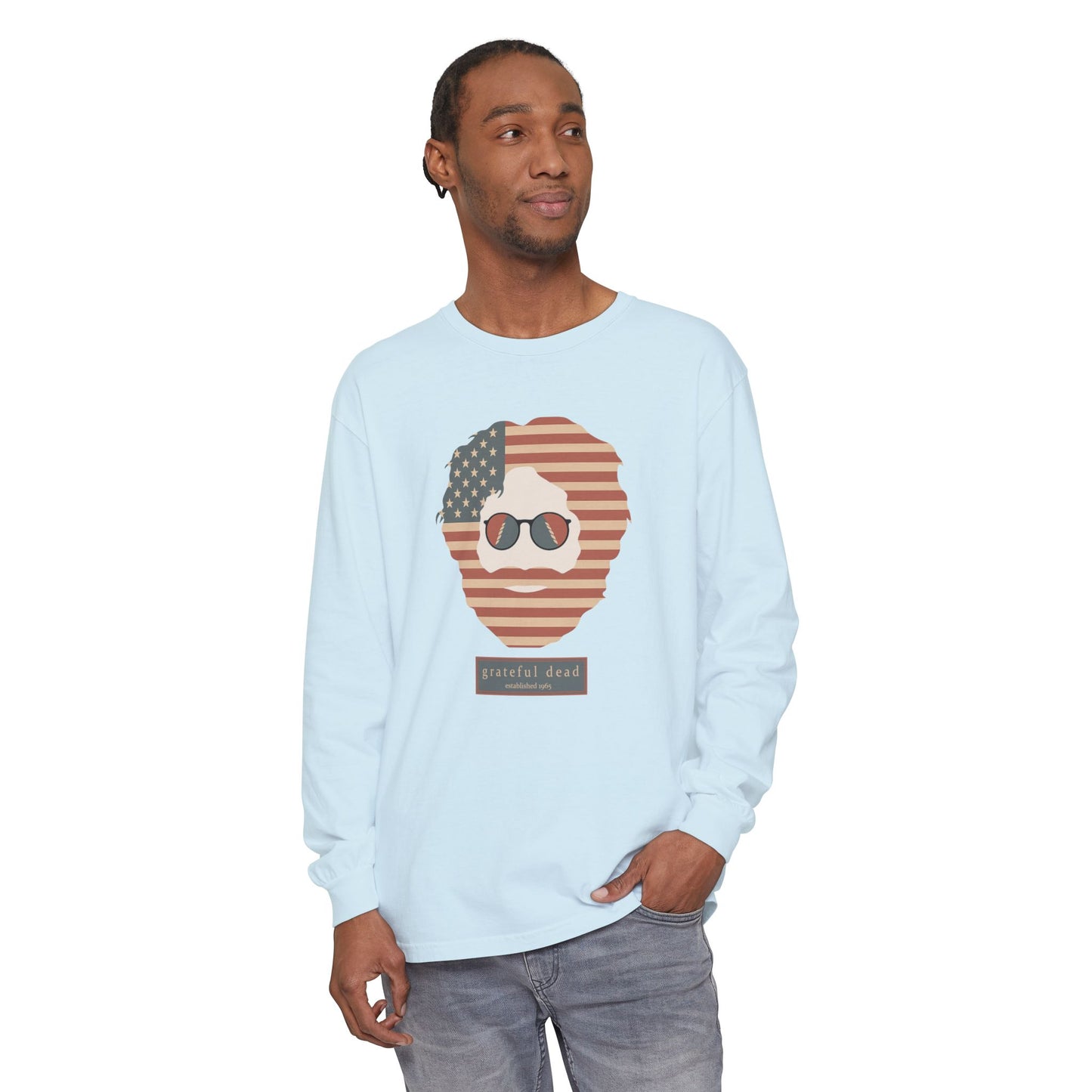 Stars & Stripes Jerry Vineyard Collection Garment-Dyed Long Sleeve
