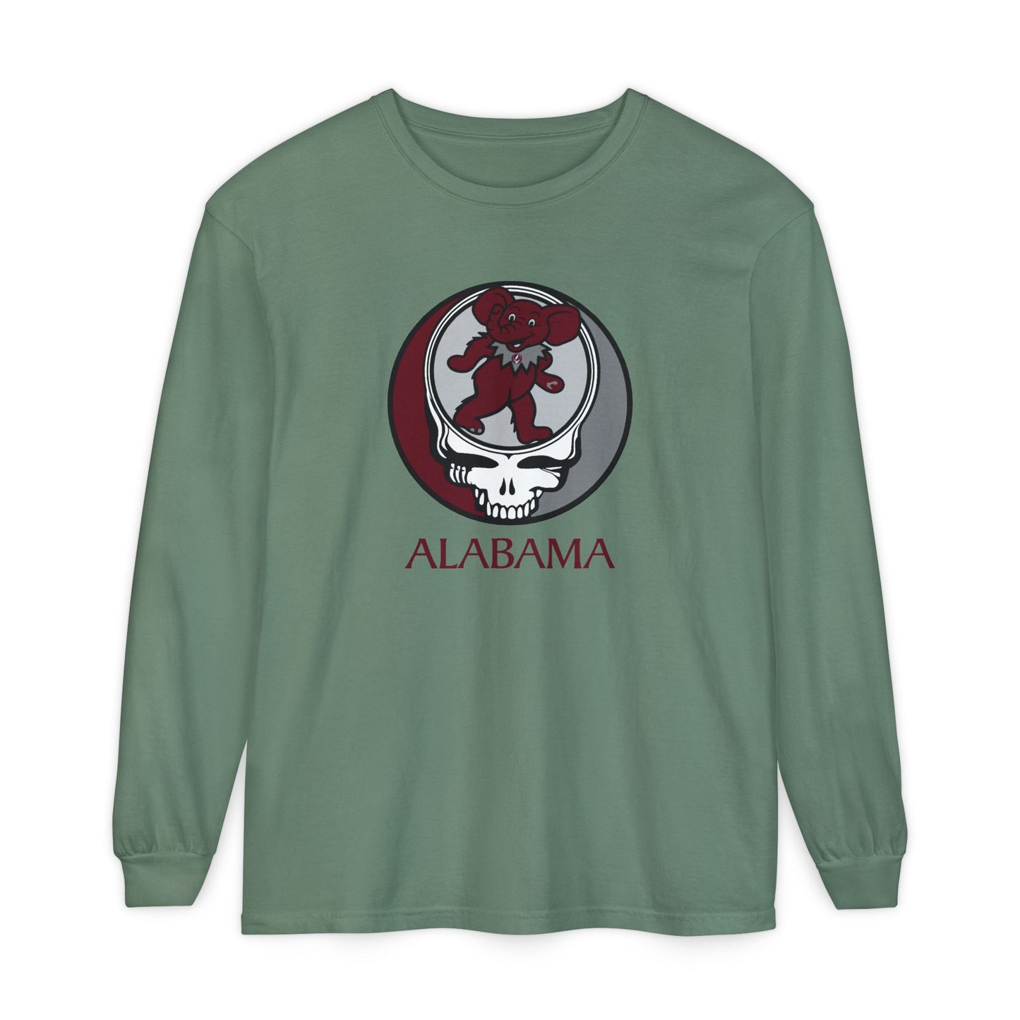 Alabama Stealie | University Collection Garment-Dyed Long Sleeve T-Shirt