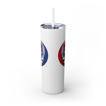 Buffalo Football Skinny Tumbler with Straw, 20oz - NFL