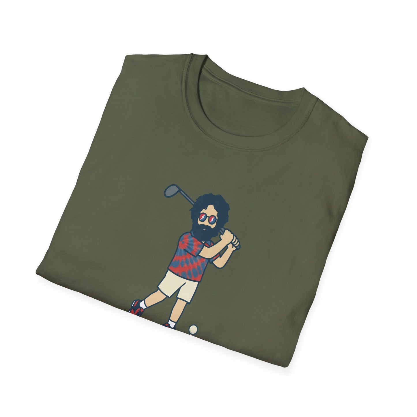 Golfin' Jerry - Life is dead. Grateful Dead TShirt