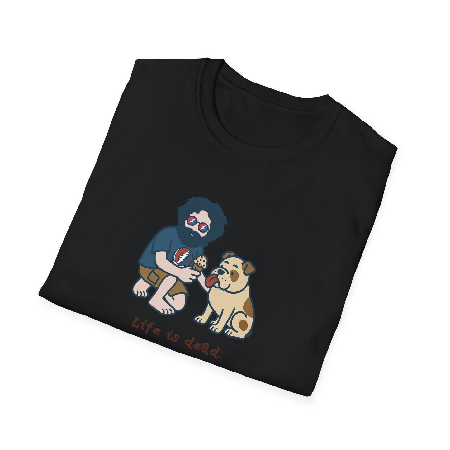 Jerry and Frank are Sharin' - Life is dead. Grateful Dead TShirt