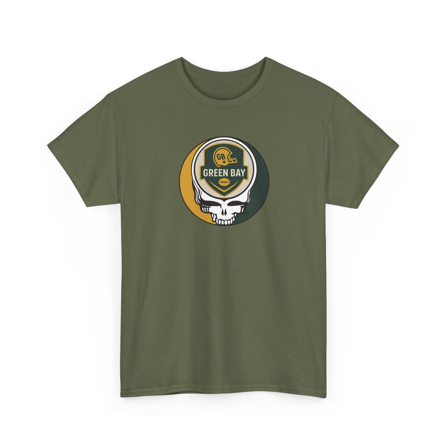 Green Bay Packers Stealie Grateful Dead Steal Your Face T-Shirt - NFL