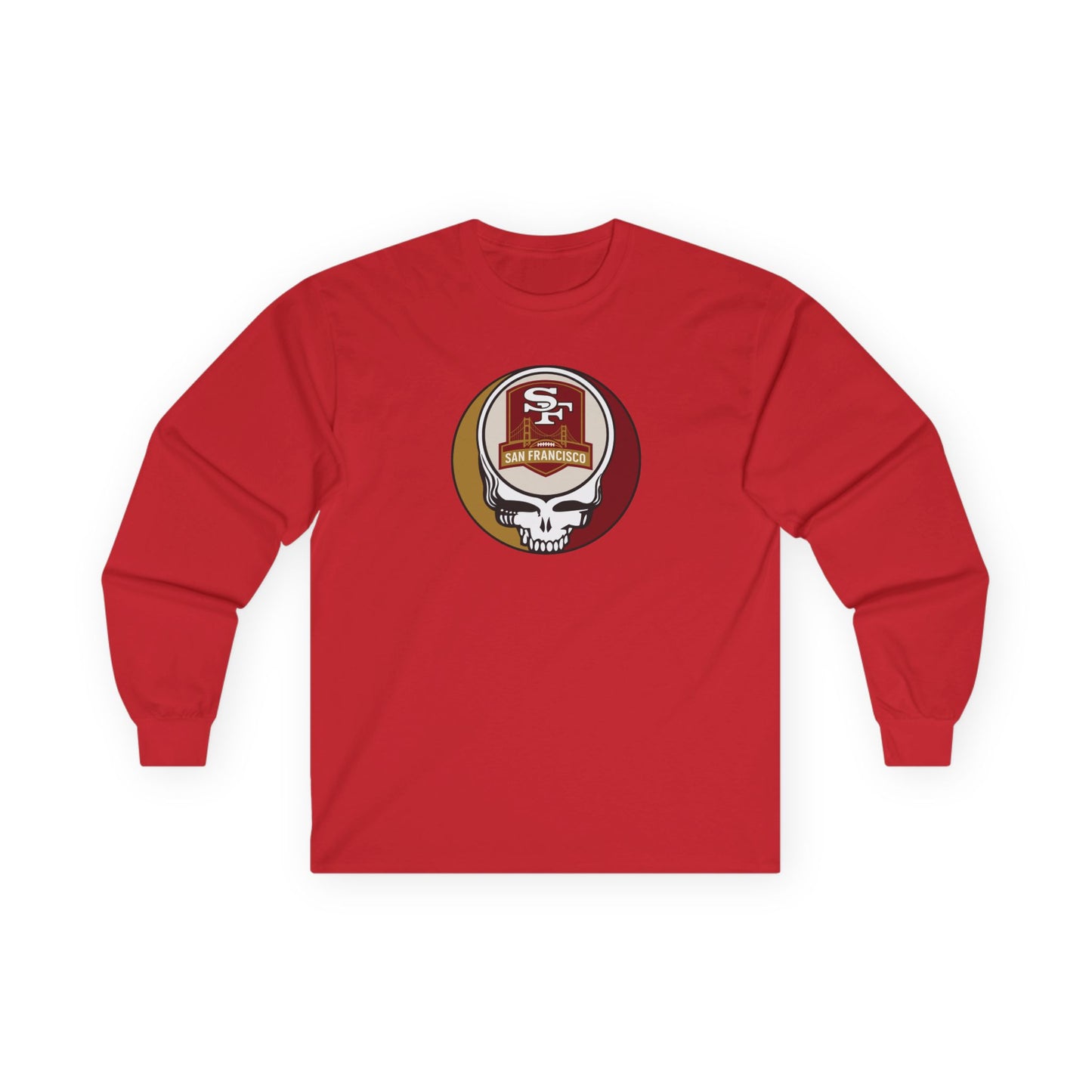San Francisco Football Stealie Ultra Cotton Long Sleeve Tee