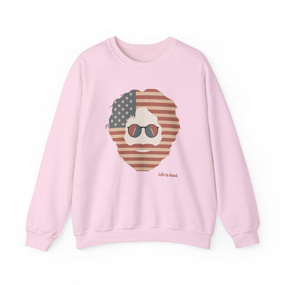Stars & Stripes Jerry | Life is dead. Crewneck Sweatshirt