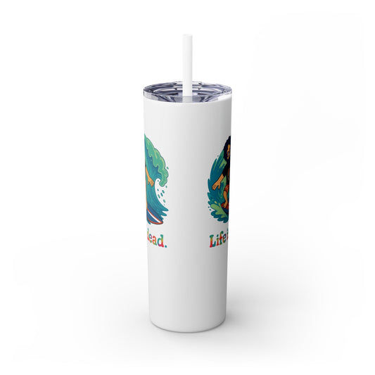 Surfin' Jerry Skinny Tumbler with Straw, 20oz