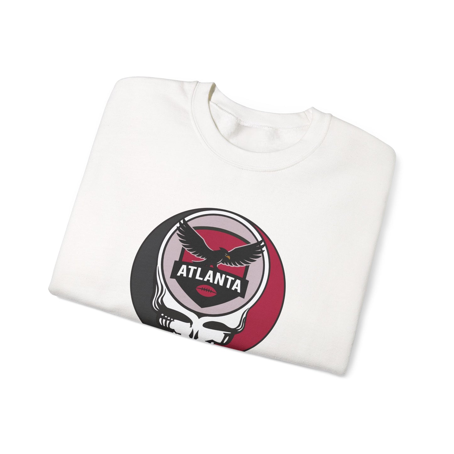 Atlanta Football Grateful Dead Stealie Crewneck Sweatshirt