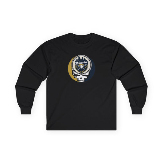 Milwaukee Brewers Classic Stealie Long Sleeve Tee - MLB