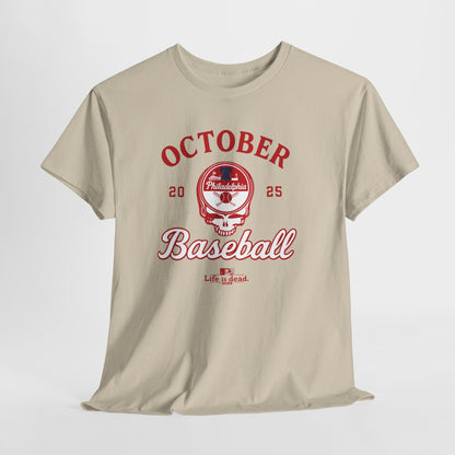 Philadelphia Phillies Playoffs 2025 Stealie Grateful Dead Tshirt