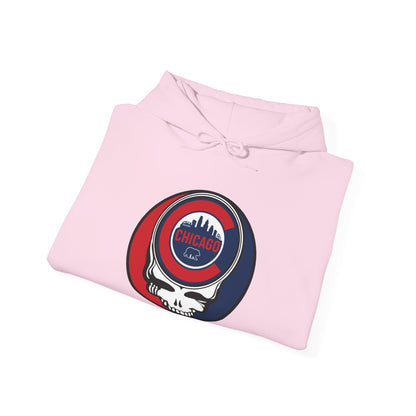 Chicago Cubs Grateful Dead Unisex Heavy Blend Hoodie - Hooded Sweatshirt