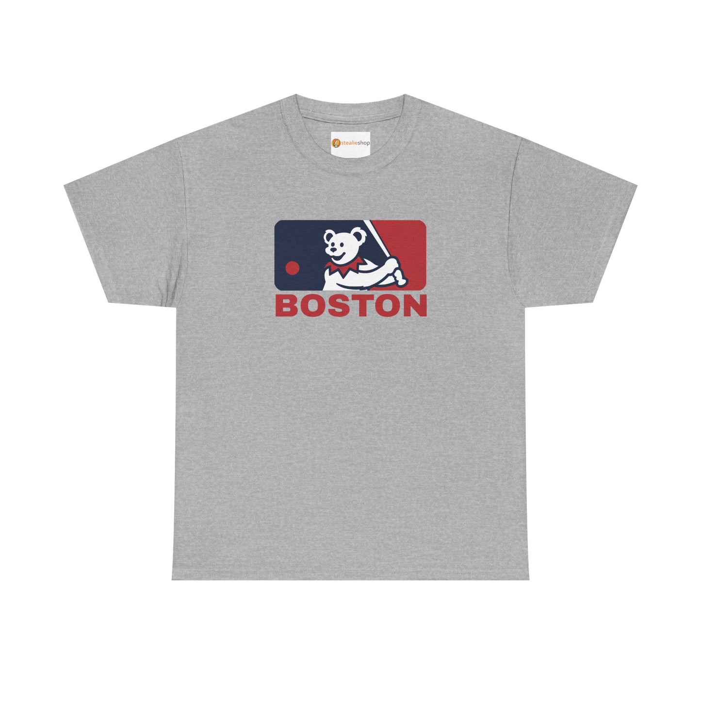 Red Sox MLB Logo Grateful Dead Steal Your Face T-Shirt