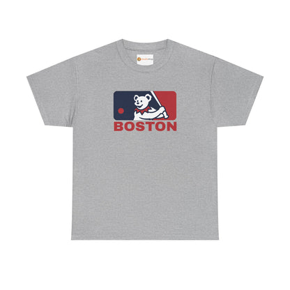 Red Sox MLB Logo Grateful Dead Steal Your Face T-Shirt