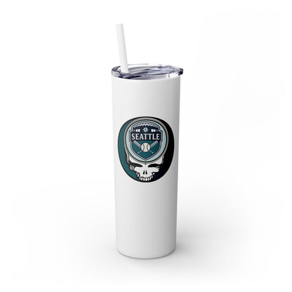 Seattle Mariners Skinny Tumbler with Straw, 20oz