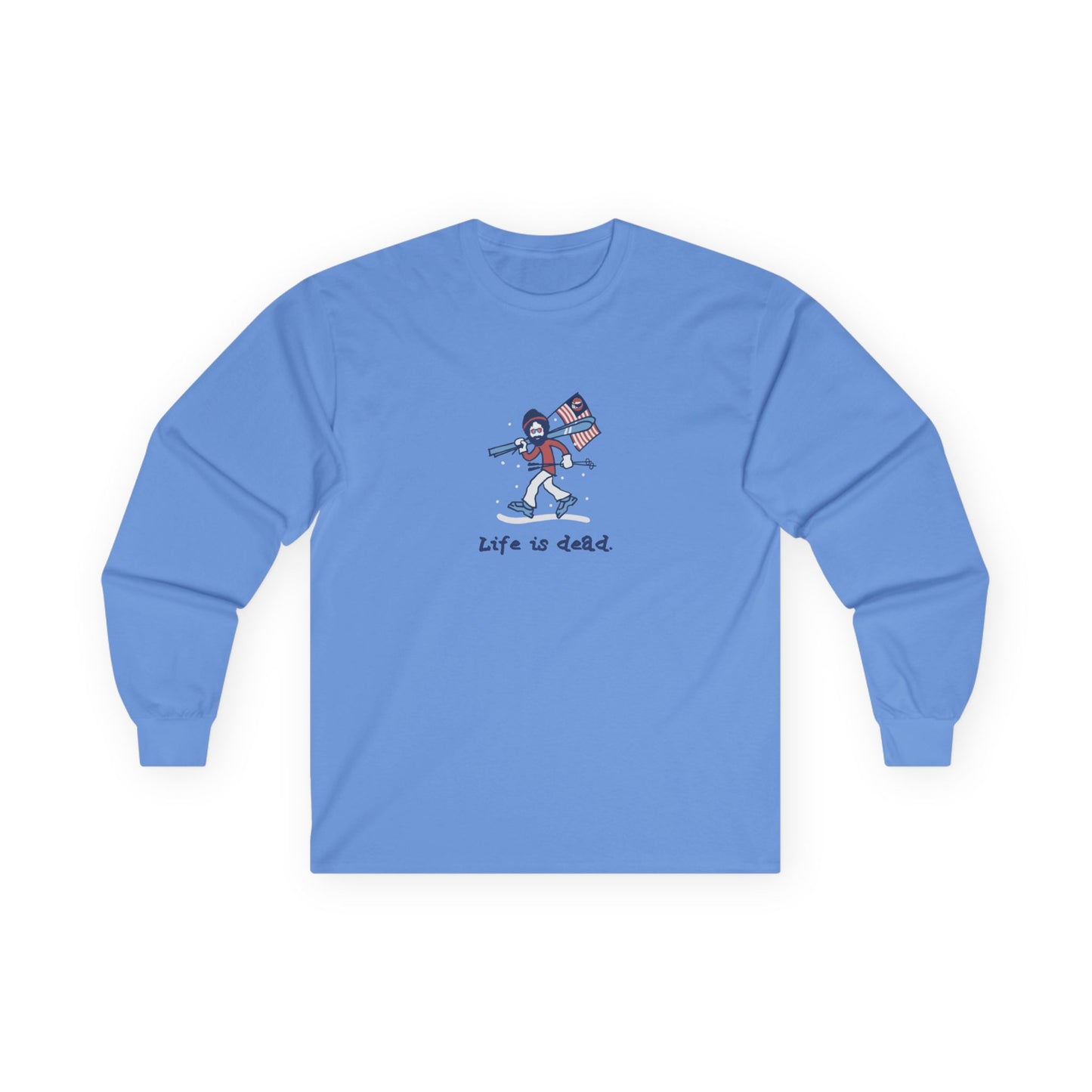 Life is dead. Skier Jerry - Grateful Dead Long Sleeve Tee
