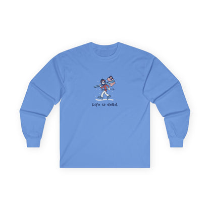 Life is dead. Skier Jerry - Grateful Dead Long Sleeve Tee