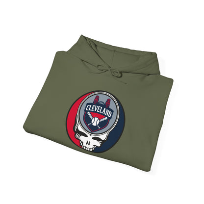 Cleveland Guardians Grateful Dead Unisex Heavy Blend Hoodie - Hooded Sweatshirt