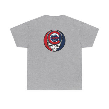 Chicago Cubs Two-Sided Grateful Dead Steal Your Face T-Shirt - MLB