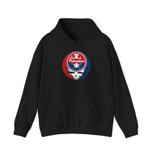 Philadephia Phillies Grateful Dead Unisex Heavy Blend Hoodie - MLB