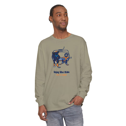 Enjoy The Ride Vineyard Collection Garment-dyed Long Sleeve T-Shirt