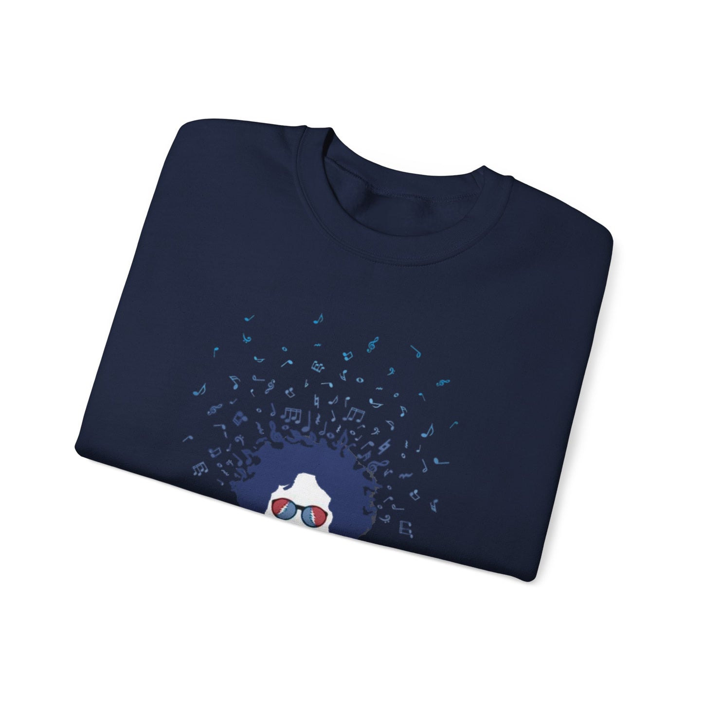 Jerry's Bursting With Music | Life is dead. Crewneck Sweatshirt