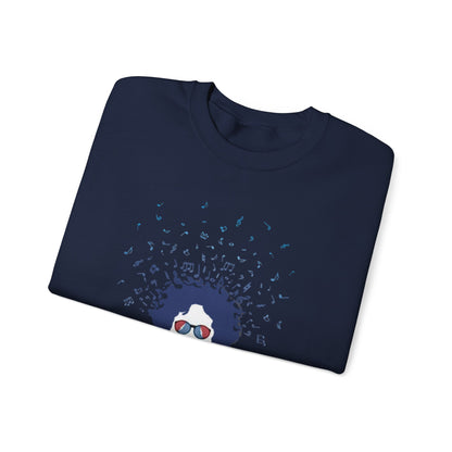 Jerry's Bursting With Music | Life is dead. Crewneck Sweatshirt
