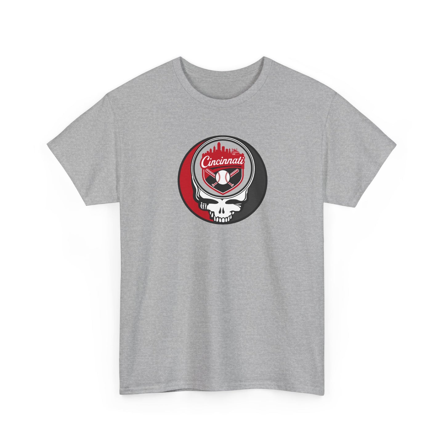 Cincinnati Reds Grateful Dead Steal Your Face T-Shirt - MLB