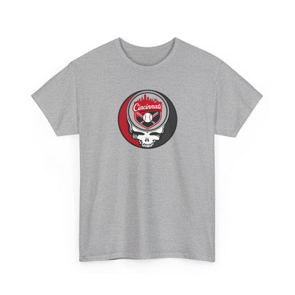 Cincinnati Reds Grateful Dead Steal Your Face T-Shirt - MLB