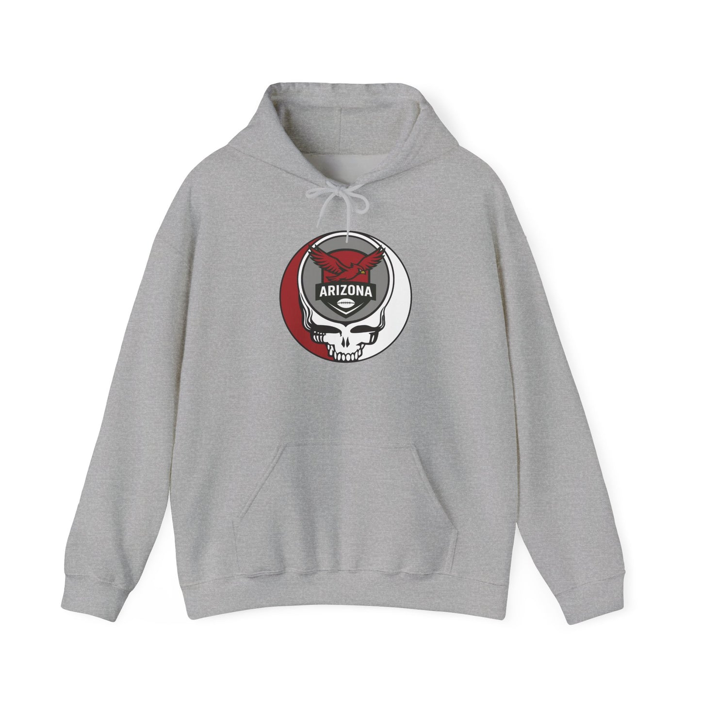 Arizona Cardinals Stealie Grateful Dead Hooded Sweatshirt - NFL