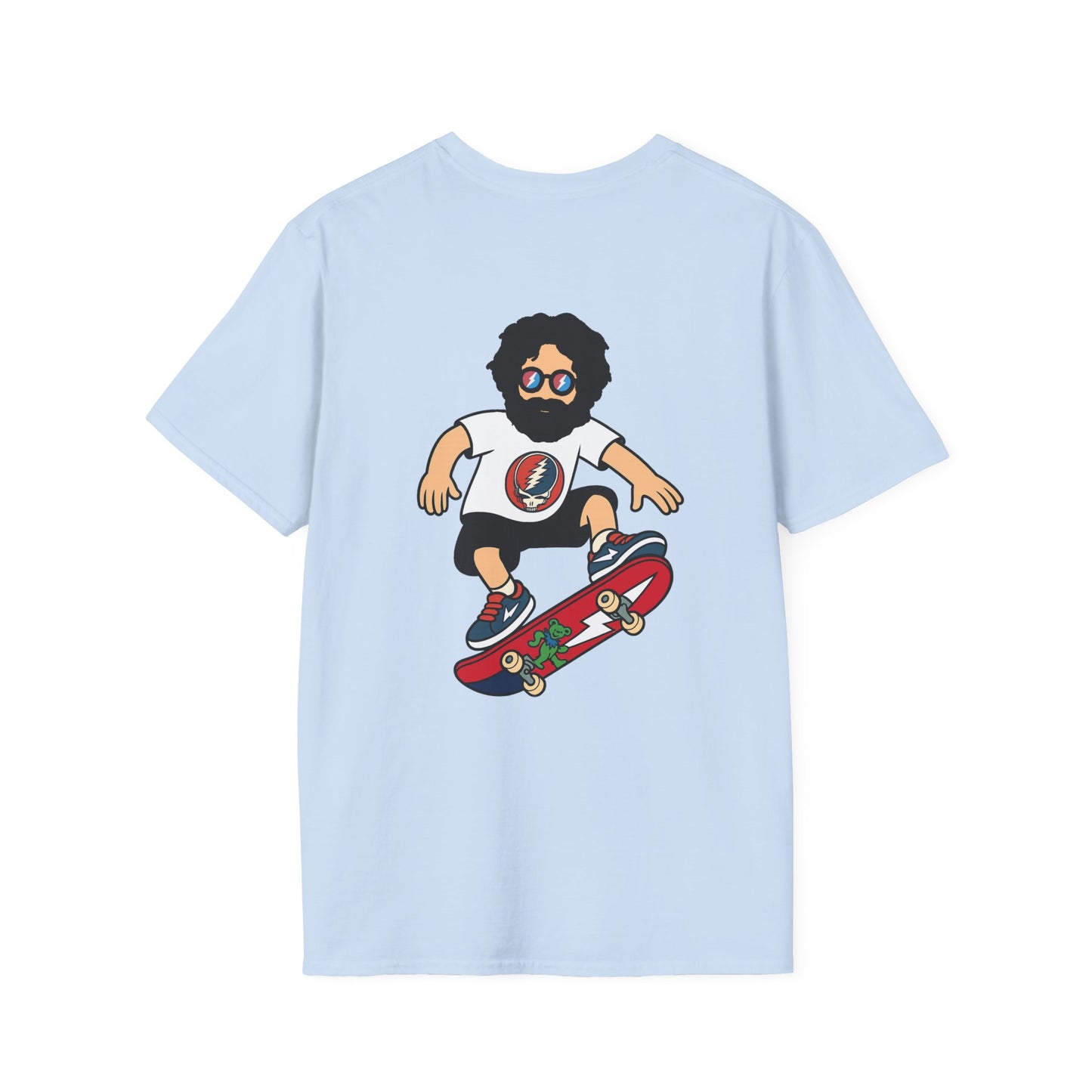 Shreddin' Jerry - Life is dead. Two-Sided Print Grateful Dead TShirt