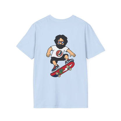 Shreddin' Jerry - Life is dead. Two-Sided Print Grateful Dead TShirt