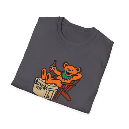 Chillin' Bear - Life is dead. Grateful Dead TShirt