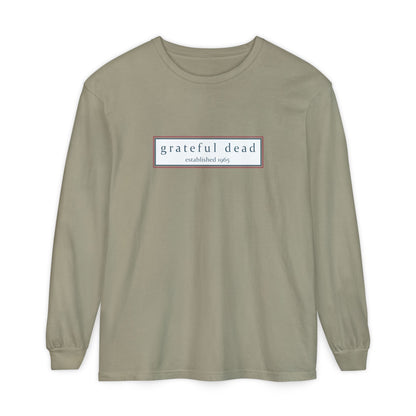 The Wolf Vineyard Collection Garment-Dyed Two-Sided Long Sleeve T-Shirt
