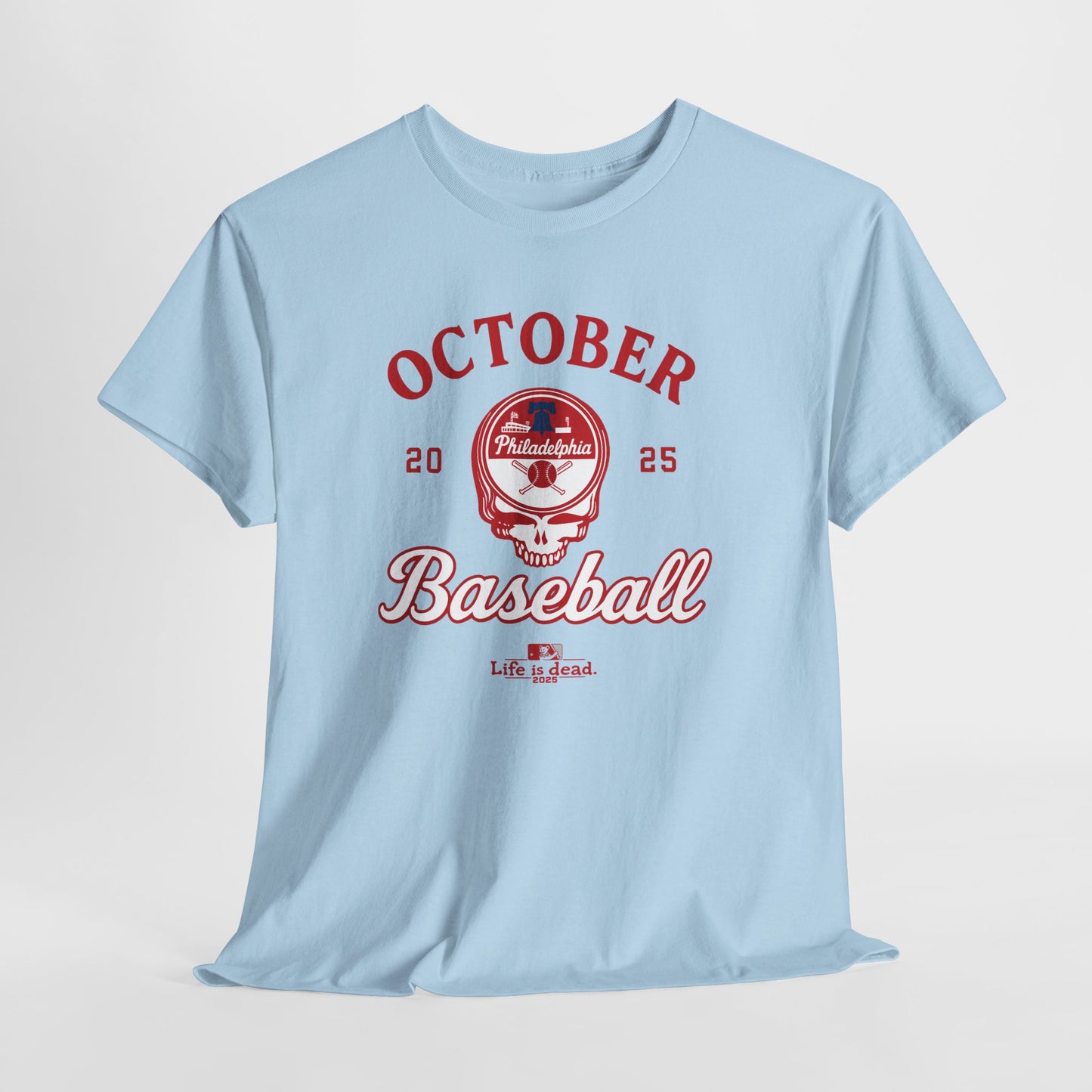 Philadelphia Phillies Playoffs 2025 Stealie Grateful Dead Tshirt