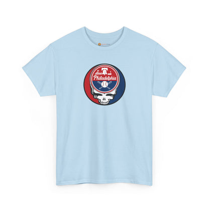 Philadelphia Phillies Grateful Dead Steal Your Face T-Shirt - MLB