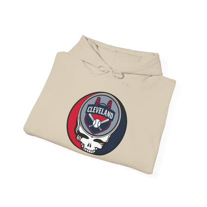 Cleveland Guardians Grateful Dead Unisex Heavy Blend Hoodie - Hooded Sweatshirt