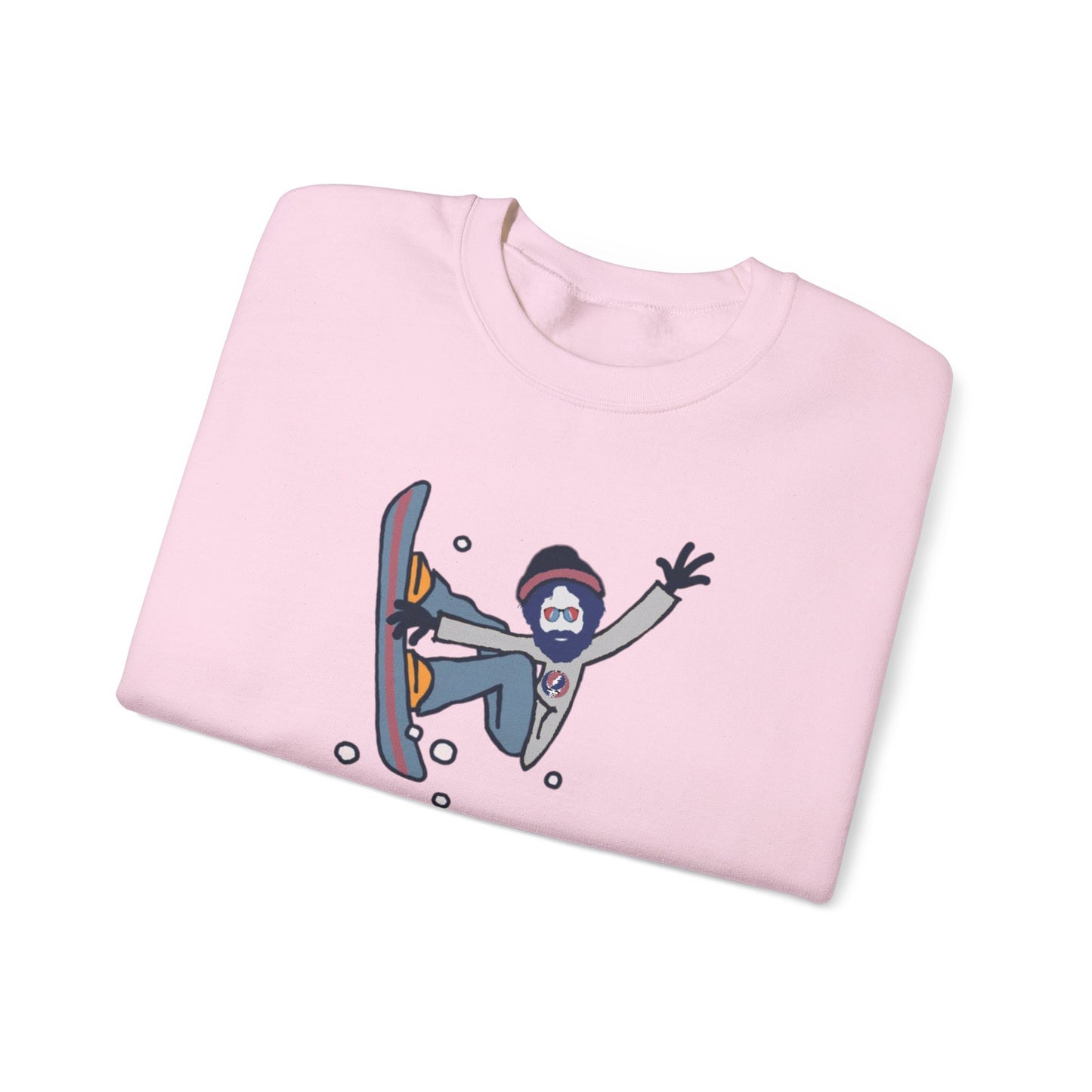 Snowboardin' Jerry | Life is dead. Crewneck Sweatshirt