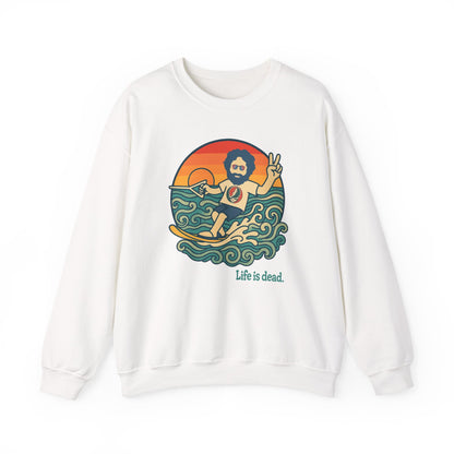 Waterskiin' Jerry Life is dead. Crewneck Sweatshirt