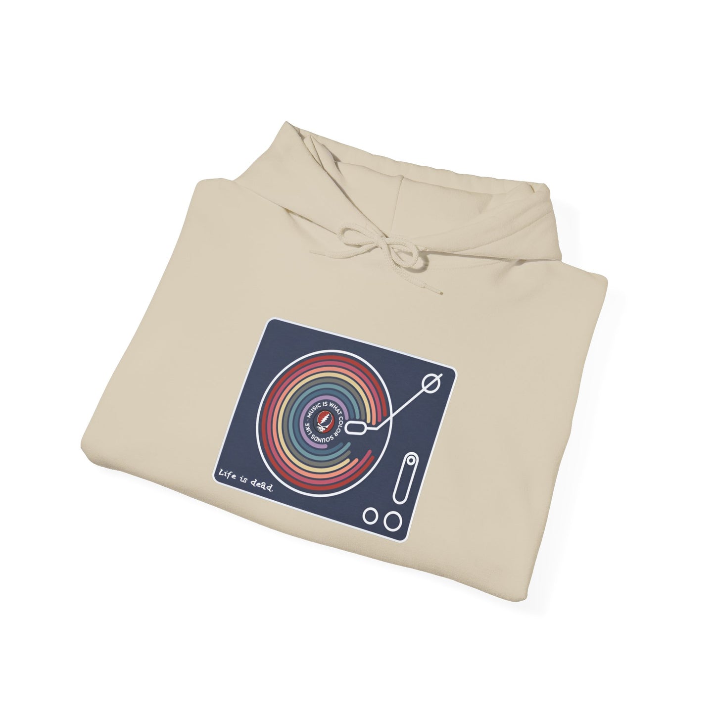 Life is dead. 'Music Is What Colors Sound Like' Grateful Dead Unisex Hoodie