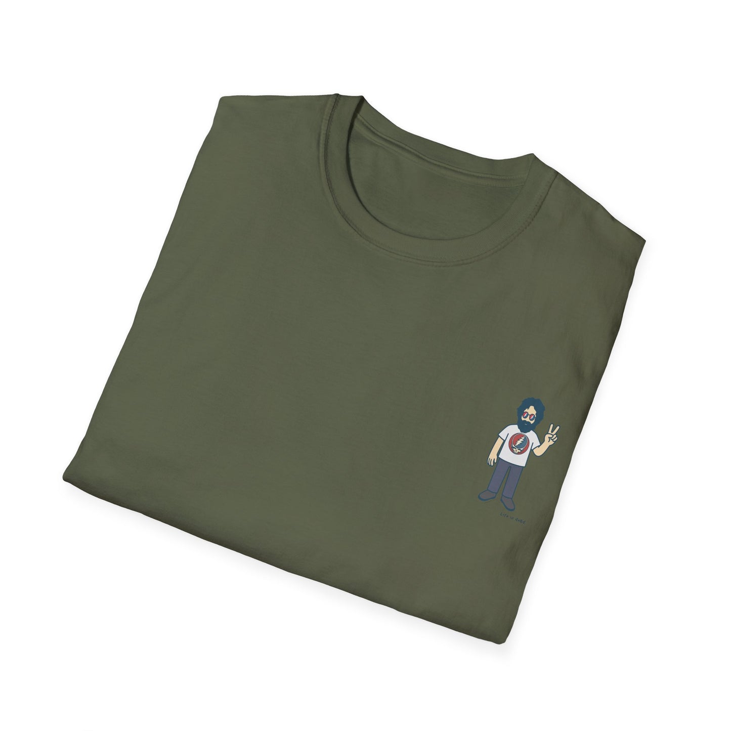 Peace Lovin' Jerry - Life is dead. Grateful Dead TShirt