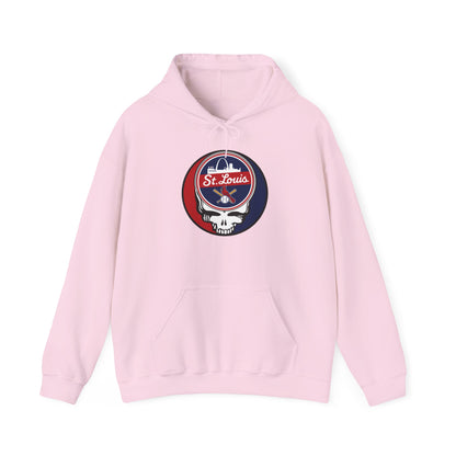 St Louis Cardinals Grateful Dead Unisex Heavy Blend Hoodie - MLB
