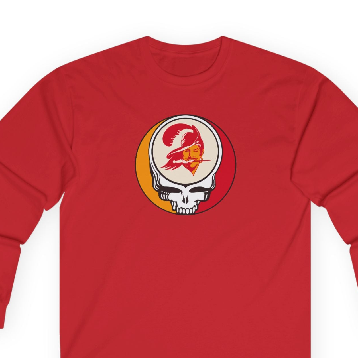 Tampa Bay Football Stealie Ultra Cotton Long Sleeve Tee