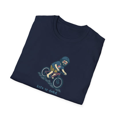 Mountain Bikin' Jerry - Life is dead. Grateful Dead TShirt