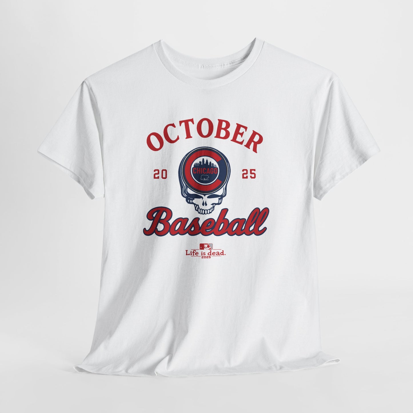 Chicago Cubs Playoffs 2025 Stealie Grateful Dead Tshirt
