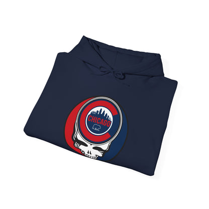 Chicago Cubs Grateful Dead Unisex Heavy Blend Hoodie - Hooded Sweatshirt