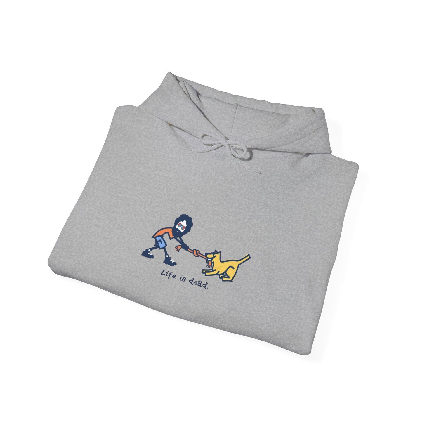 Life is dead. Jerry and His Best Friend Grateful Dead Unisex Hoodie