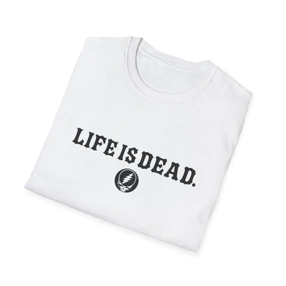 Shreddin' Jerry - Life is dead. Two-Sided Print Grateful Dead TShirt