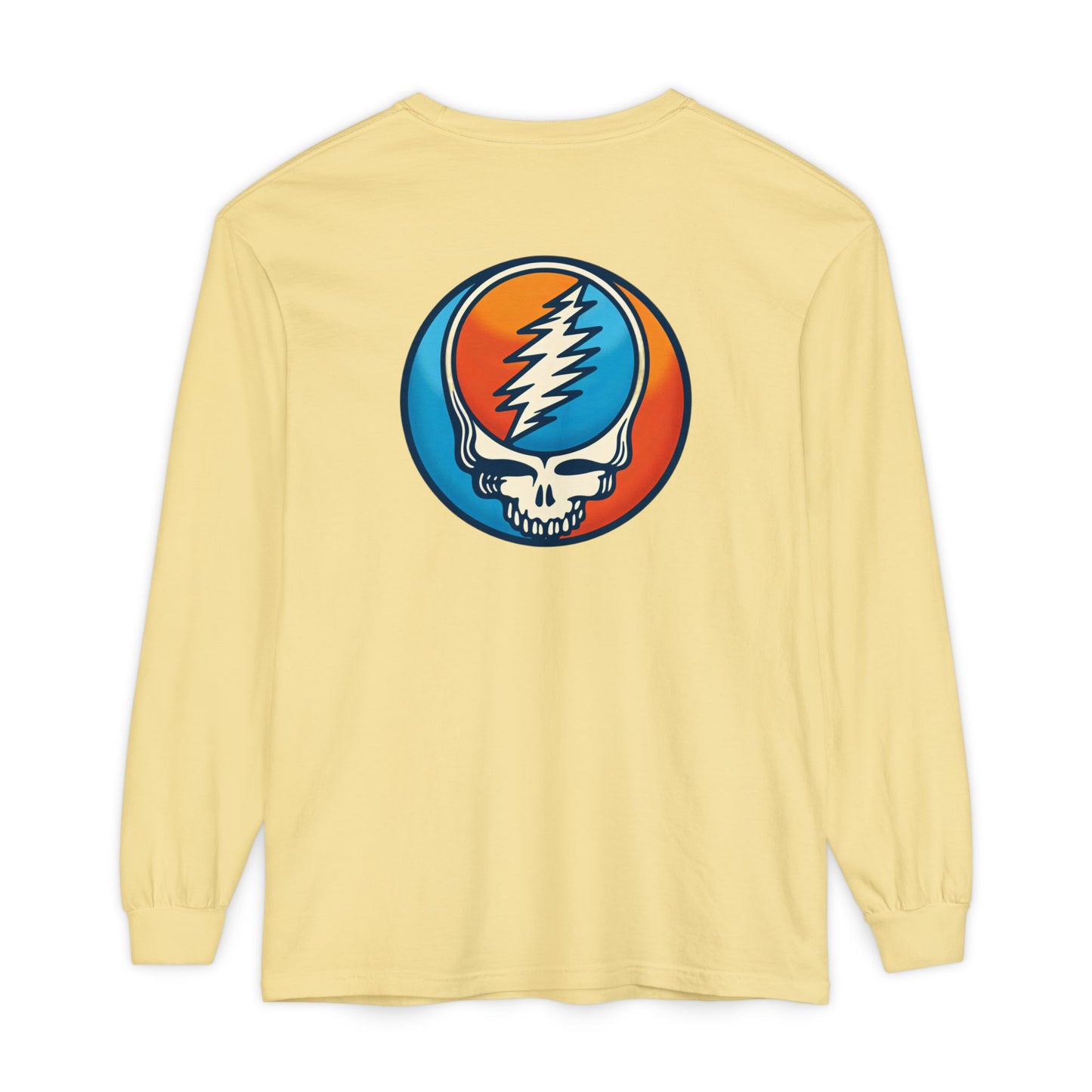 Twisted Stealie Two-Sided Vineyard Collection Garment-dyed Long Sleeve T-Shirt