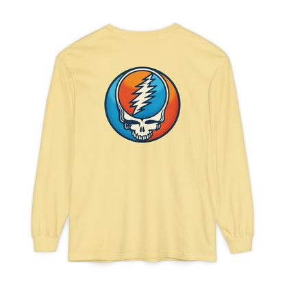 Twisted Stealie Two-Sided Vineyard Collection Garment-dyed Long Sleeve T-Shirt